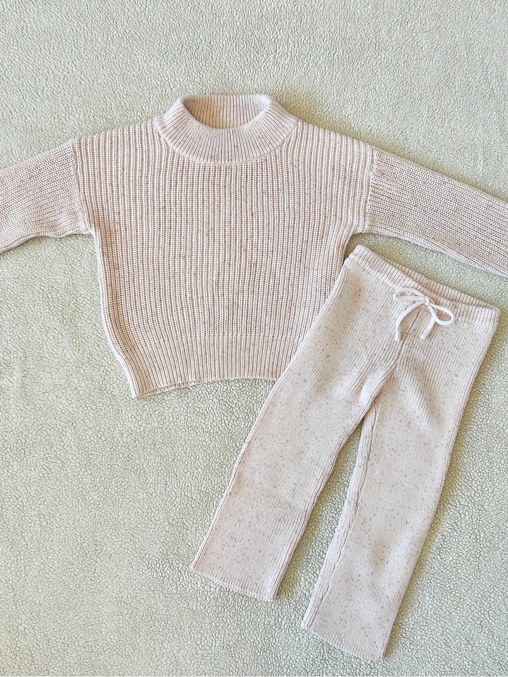 Jamie Kay Morgan Knit Set, Size 3, Butterfly Fleck